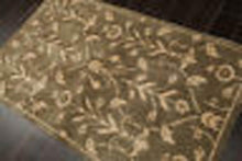 3'3" x 5'3" Handmade 100% Wool Traditional Oriental Area Rug Moss - Oriental Rug Of Houston