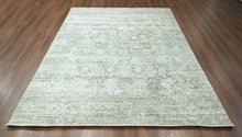 8x10 Gray, Beige Hand Knotted 100% Wool Modern & Contemporary Oriental Area Rug