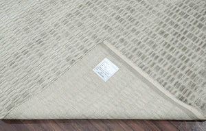 6x9 Tone On Tone Gray LoomBloom Hand Knotted Modern & Contemporary Textured Tibetan 100% Wool Oriental Area Rug