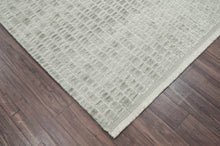 6x9 Tone On Tone Gray LoomBloom Hand Knotted Modern & Contemporary Textured Tibetan 100% Wool Oriental Area Rug