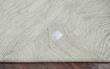 8x10 Gray LoomBloom Hand Knotted Modern & Contemporary Textured Tibetan 100% Wool Oriental Area Rug