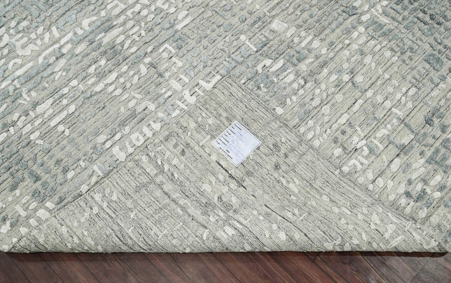 Multi Size Gray Hand Knotted Wool/Bamboo Silk Tibetan Oriental Area Rug ...