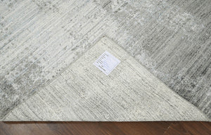 5x7 Gray, Silver Hand Knotted 100% Wool Modern & Contemporary Oriental Area Rug