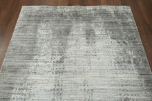 5x7 Gray, Silver Hand Knotted 100% Wool Modern & Contemporary Oriental Area Rug