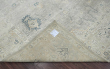 Multi Size Gray, Beige Hand Knotted Afghan Oushak 100% Wool Traditional Oriental Area Rug