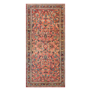 5'2" x 11' Runner Hand Knotted 100% Wool Traditional Oriental Area Rug Rust - Oriental Rug Of Houston