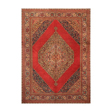 8'10" x 11'8" Hand Knotted 100% Wool Turkish Ferahan Oriental Area Rug Orange - Oriental Rug Of Houston