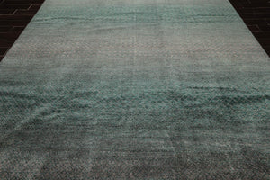 9' x 12' Hand Knotted 100% Wool Muted Contemporary Modern Area Rug Gray - Oriental Rug Of Houston