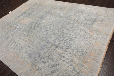 8' x10' Sherpa Wool and Silk Oriental Area Persian Rug - Oriental Rug Of Houston