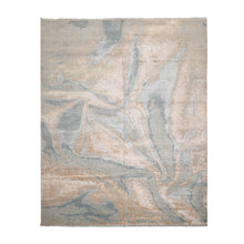 8’ x 10’ Hand Knotted Wool Modern Tibetan Sherpa Designer Area Rug Beige - Oriental Rug Of Houston