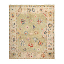 8'3” x 9'10” Hand Knotted 100% Wool Shag Traditional Oriental Area Rug Lime 8x10 - Oriental Rug Of Houston