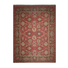 13'4''x18' Hand Knotted 100% Wool Traditional Oriental Area Rug Rose, Gray Color - Oriental Rug Of Houston