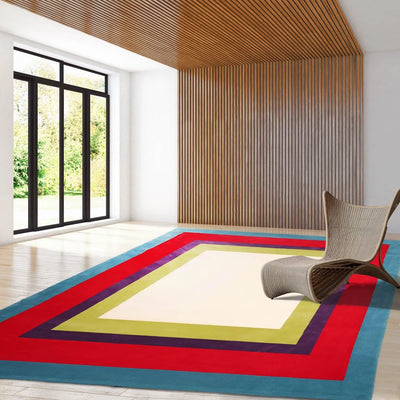 9x12 Ivory 100% New Zealand Wool Machine Made Modern Oriental Area Rug - Oriental Rug Of Houston