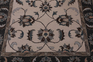 5' x 8' Handmade Floral 100% Wool Traditional Oriental Area rug Beige - Oriental Rug Of Houston