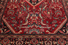 6'11'' x 10'3'' Antique Hand Knotted 100% Wool Sultanabad Oriental Area Rug Red - Oriental Rug Of Houston