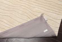 7'9" x 10'10" Handmade 100% Faux Silk Modern Area Rug Beige - Oriental Rug Of Houston