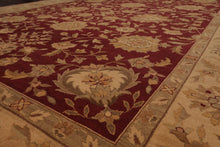 8' x 10' Hand Knotted Traditional Agra 100% Wool Area Rug Burgundy - Oriental Rug Of Houston