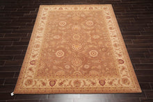 7'9" x 9'9" Handmade Heritage HE09 Olive Wool Area Rug Light Brown - Oriental Rug Of Houston