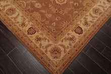 7'9" x 9'9" Handmade Heritage HE09 Olive Wool Area Rug Light Brown - Oriental Rug Of Houston