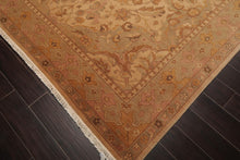 7'9" x 9'9" NA02 Beige Hand Knotted Wool Traditional Oriental Area Rug - Oriental Rug Of Houston