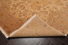 7'9" x 9'9" NA02 Beige Hand Knotted Wool Traditional Oriental Area Rug - Oriental Rug Of Houston