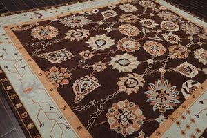 9'2'' x 12'1'' Tufenkian Hand Knotted Arts & Craft Oriental Area Rug Chocolate - Oriental Rug Of Houston