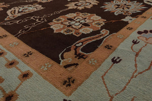 9'2'' x 12'1'' Tufenkian Hand Knotted Arts & Craft Oriental Area Rug Chocolate - Oriental Rug Of Houston