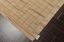 7'9" x 10'9" Machine Made 100% Wool Modern Oriental Area Rug Beige Mint - Oriental Rug Of Houston