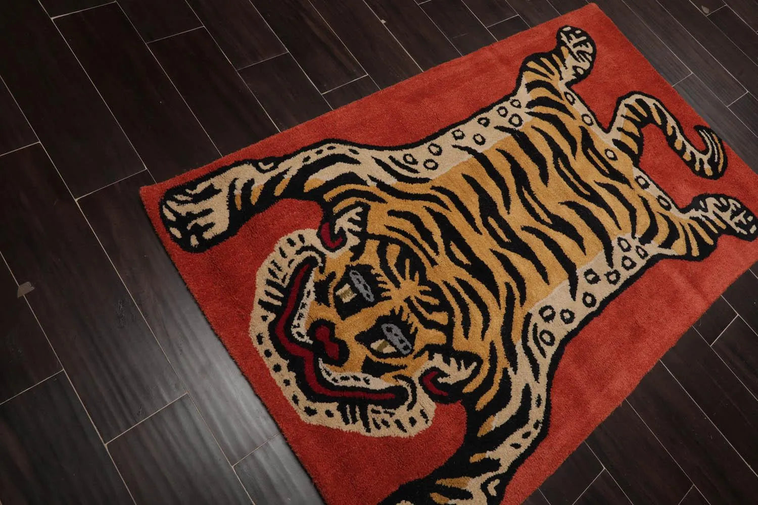 3x5 Teracotta Hand Tufted Persian Area Rug | Oriental Rug of