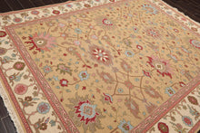 7'9"x9'9" Hand Knotted Wool Area Rug Muted Olive - Oriental Rug Of Houston