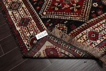 6'10" x 10'2" Authentic Vintage Shirraz Hand Knotted 100% Wool Area Rug Ivory - Oriental Rug Of Houston