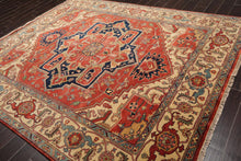 8' x 9'11'' Hand Knotted 100% Wool Herizz Traditional Oriental Area Rug Rust - Oriental Rug Of Houston