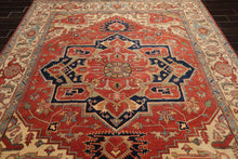 8' x 9'11'' Hand Knotted 100% Wool Herizz Traditional Oriental Area Rug Rust - Oriental Rug Of Houston