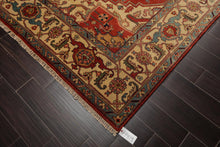 8' x 9'11'' Hand Knotted 100% Wool Herizz Traditional Oriental Area Rug Rust - Oriental Rug Of Houston