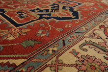 8' x 9'11'' Hand Knotted 100% Wool Herizz Traditional Oriental Area Rug Rust - Oriental Rug Of Houston