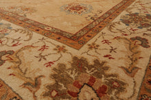 9'4" x 12'7" Hand Knotted 100% Wool Oushak Vegetable Dye Oriental Area Rug Tan - Oriental Rug Of Houston