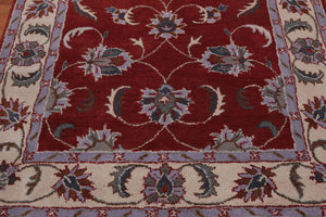 5' x 8' Handmade 100% Wool Traditional Oriental Area rug Traditional Rust