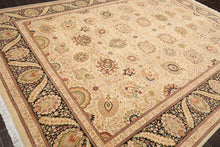 9'3'' x 12'2'' Hand Knotted 100% Wool Pak-Parsian 16/18 300 KPSI Area Rug Beige - Oriental Rug Of Houston