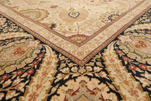 9'3'' x 12'2'' Hand Knotted 100% Wool Pak-Parsian 16/18 300 KPSI Area Rug Beige - Oriental Rug Of Houston