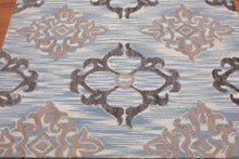 5' x 8' Handmade 100% Wool Loop Pile Area rug Transitional Ivory