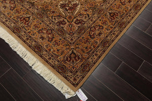 8'2" x 10'3" Hand Knotted 100% Wool Pak-Parsian 16/18 300 KPSI Area Rug Tan - Oriental Rug Of Houston