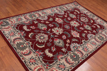 5' x 8' Handmade Wool Traditional Oriental Area Rug Traditional Burgundy - Oriental Rug Of Houston