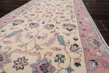 Plus Pile Hand Knotted Wool Traditional Runner Area Rug Cream 2'7" x 15'2" - Oriental Rug Of Houston