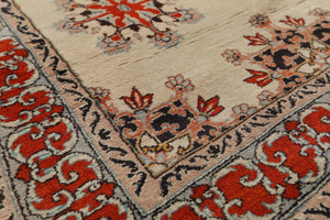 4' x 6' Kermaan Hand Knotted 200KPSI Wool Traditional Oriental Area Rug Mint