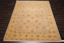 8'1'' x 10'3'' Hand Knotted 100% Wool Agra 150 KPSI Oriental Area Rug Taupe - Oriental Rug Of Houston