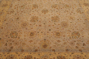 8'1'' x 10'3'' Hand Knotted 100% Wool Agra 150 KPSI Oriental Area Rug Taupe - Oriental Rug Of Houston