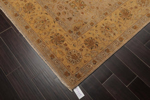 8'1'' x 10'3'' Hand Knotted 100% Wool Agra 150 KPSI Oriental Area Rug Taupe - Oriental Rug Of Houston