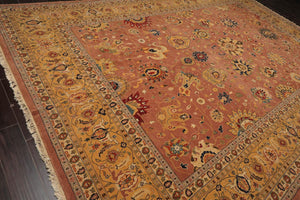 9'9" x 15' Hand Knotted 200 KPSI Wool Traditional Oriental Area Rug Gold - Oriental Rug Of Houston
