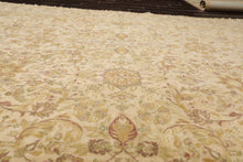 8x10 Beige, Ivory Hand Knotted 100% Wool Agra Traditional 250 KPSI Oriental Area Rug
