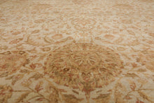 8'9'' x 12'3'' Hand Knotted Wool Agra Vegetable Dyes Oriental Area Rug Beige